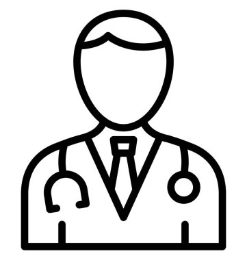 Kolayca düzenlemek veya değiştirmek doktor vektör simgesi