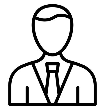 Kolayca düzenleyebilen ve düzenleyebilen İş adamı Vektörü simgesi