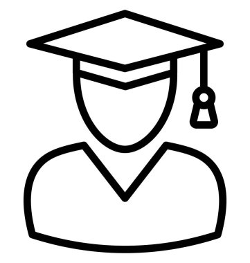 Kolayca düzenlemek veya değiştirmek lisansüstü vektör simgesi