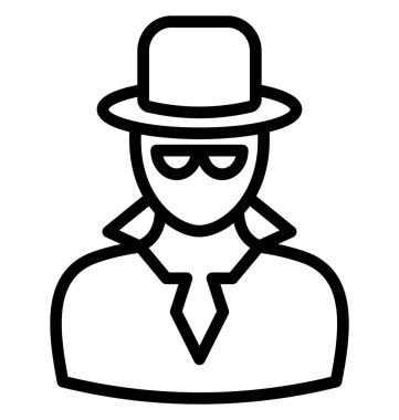 Kolayca düzenlemek veya değiştirmek casus vektör simgesi