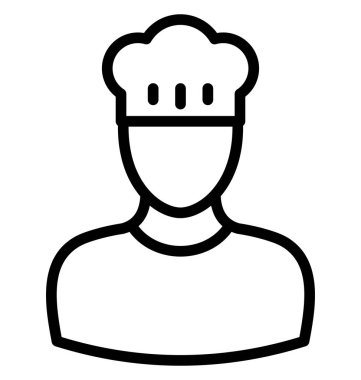 Kolayca düzenlemek veya değiştirmek Şef vektör simgesi