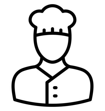 Kolayca düzenlemek veya değiştirmek Şef vektör simgesi