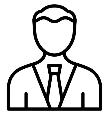 Kolayca düzenleyebilen ve düzenleyebilen İş adamı Vektörü simgesi