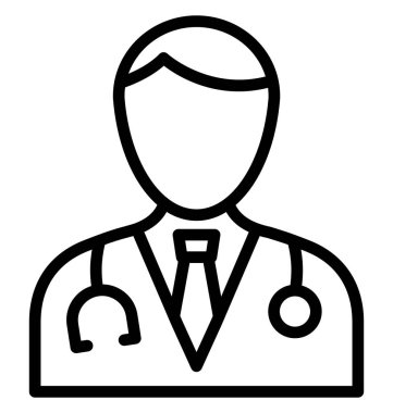 Kolayca düzenlemek veya değiştirmek doktor vektör simgesi