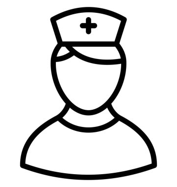 Bayan Doktor vektör simgesi hangi kolayca düzenlemek veya değiştirmek