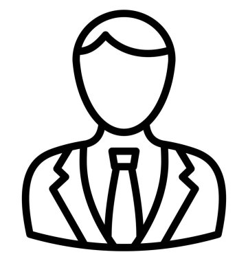 Hangi kolayca düzenlemek veya değiştirmek iş kişi vektör simgesi