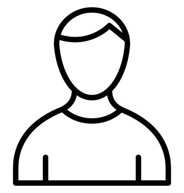 Kolayca düzenlemek veya değiştirmek çocuk vektör simgesi