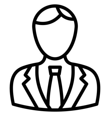 Kolayca düzenleyebilen ve düzenleyebilen İş adamı Vektörü simgesi