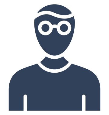 Kolayca düzenlemek veya değiştirmek öğrenci vektör simgesi