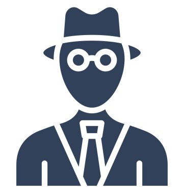 Kolayca düzenlemek veya değiştirmek Dedektif vektör simgesi