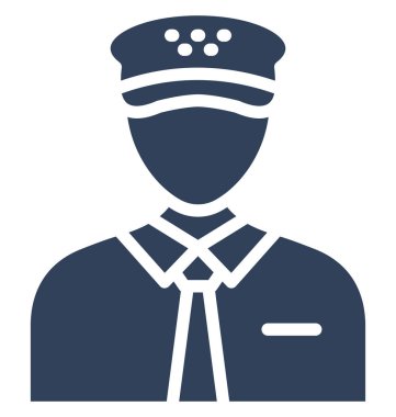 Kolayca düzenlemek veya değiştirmek pilot vektör simgesi