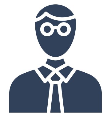 Genç çocuk vektör kolayca düzenlemek veya değiştirmek simgesi