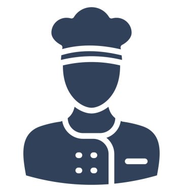 Kolayca düzenlemek veya değiştirmek Şef vektör simgesi