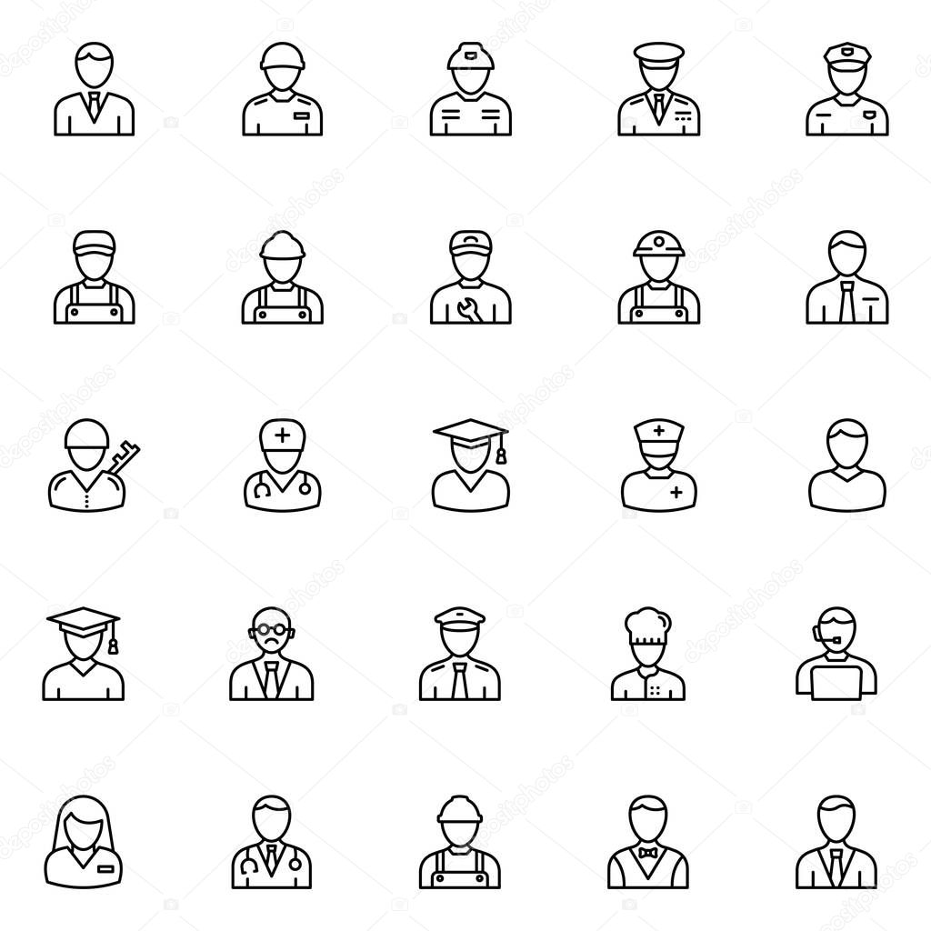 Professional Vector Icons Set that can easily modify or edit