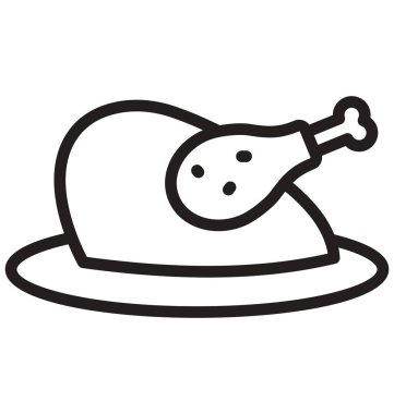 Kolayca değiştirilebilir veya Düzenle tavuk vektör simgesi