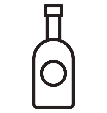 Kolayca değiştirilebilir veya düzenleme alkol vektör simgesi