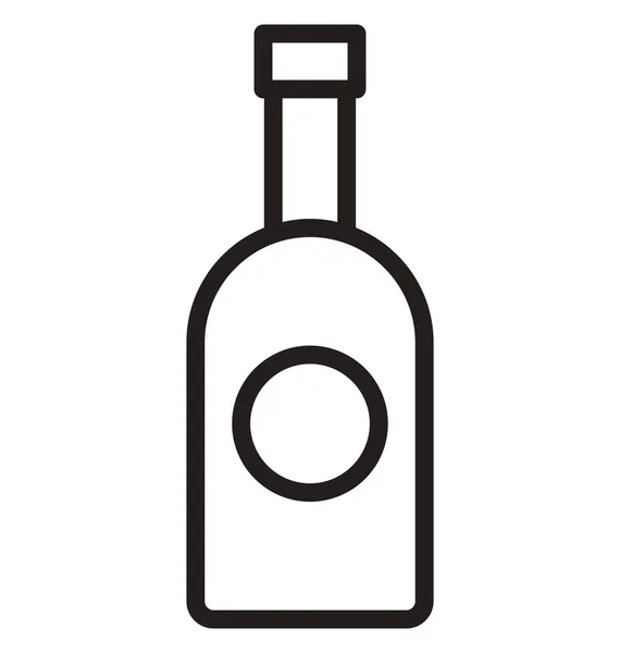 Alcohol Vector Icono Que Puede Modificar Editar Fácilmente — Vector de stock