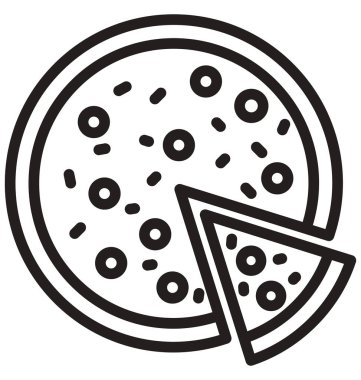 Kolayca değiştirilebilir veya düzenleme fast food vektör simgesi