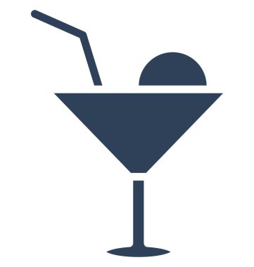 İştah açıcı içki kolayca değiştirilebilir veya düzenleme vektör simgesi