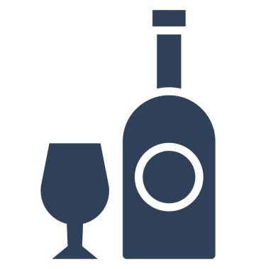 Kolayca değiştirilebilir veya düzenleme alkol vektör simgesi