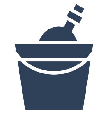 Kolayca değiştirilebilir veya düzenleme alkol vektör simgesi