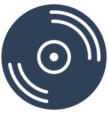 Kolayca değiştirilebilir veya düzenleme Cd vektör simgesi