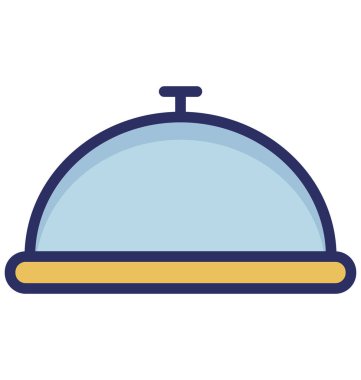 Kolayca değiştirilebilir veya düzenleme Şef plakalı vektör simgesi