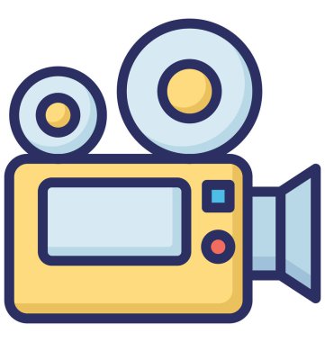 Hangi kolayca değiştirilebilir veya düzenleme kamera vektör simgesi