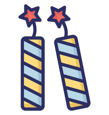 Kolayca değiştirilebilir veya düzenleme dinamit vektör simgesi