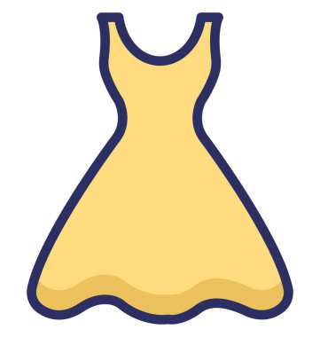 İşaret fişeği elbise kolayca değiştirilebilir veya düzenleme vektör simgesi