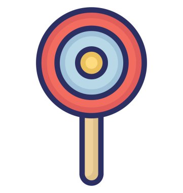 Şeker sopa kolayca değiştirilebilir veya düzenleme vektör simgesi