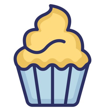 Kolayca değiştirilebilir veya düzenleme tatlı vektör simgesi