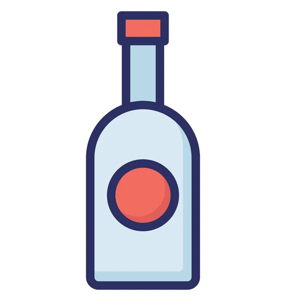 Alcohol Vector Icon Which Can Easily Modified Edit — Stock Vector