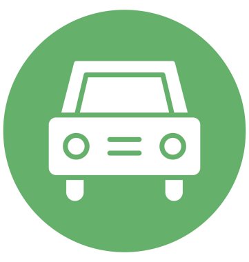 Kolayca değiştirilebilir veya düzenleme taksi vektör simgesi