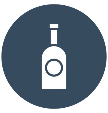 Kolayca değiştirilebilir veya düzenleme alkol vektör simgesi