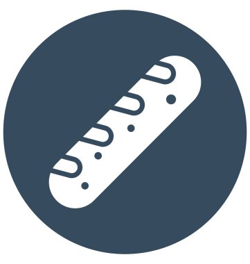 Kolayca değiştirilebilir veya düzenleme baget vektör simgesi