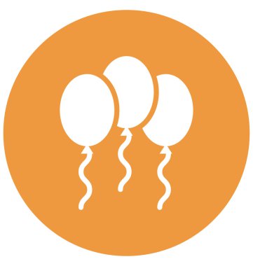 Kolayca değiştirilebilir veya düzenleme vektör simgesi balonlar