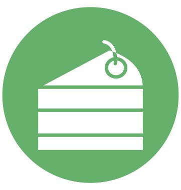 Kolayca değiştirilebilir veya düzenleme unlu gıda vektör simgesi