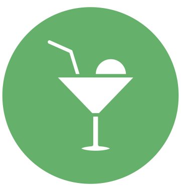 İştah açıcı içki kolayca değiştirilebilir veya düzenleme vektör simgesi