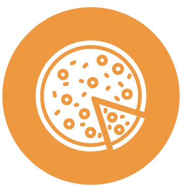 Kolayca değiştirilebilir veya düzenleme fast food vektör simgesi