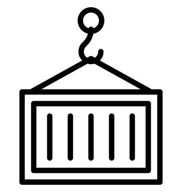 Kolayca değiştirilebilir veya herhangi bir renkte düzenleme inşaat vektör simgesi