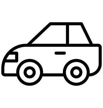 Kolayca değiştirilebilir veya herhangi bir renkte düzenlemek otomatik vektör simgesi