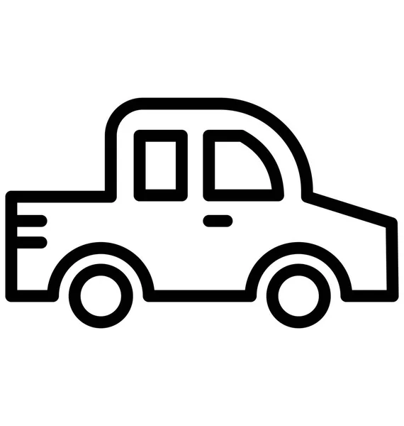 Automobile Vector Icon Which Can Easily Modified Edit Any Color — Stock Vector
