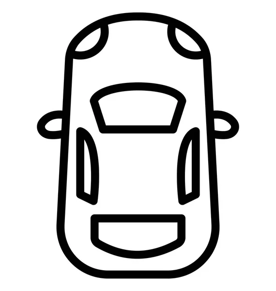 Icono Del Vector Del Coche Lujo Que Puede Modificar Editar — Vector de stock