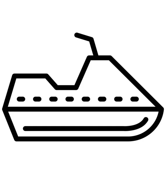 Jet Boot Vektor Symbol Das Leicht Geändert Oder Jeder Farbe — Stockvektor
