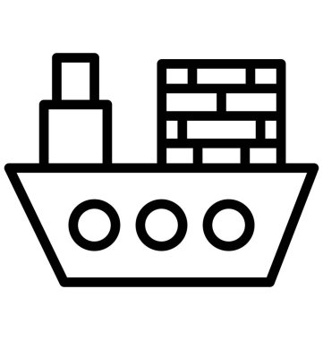 Hava Taşımacılığı kolayca değiştirilebilir veya herhangi bir renkte düzenleme vektör simgesi