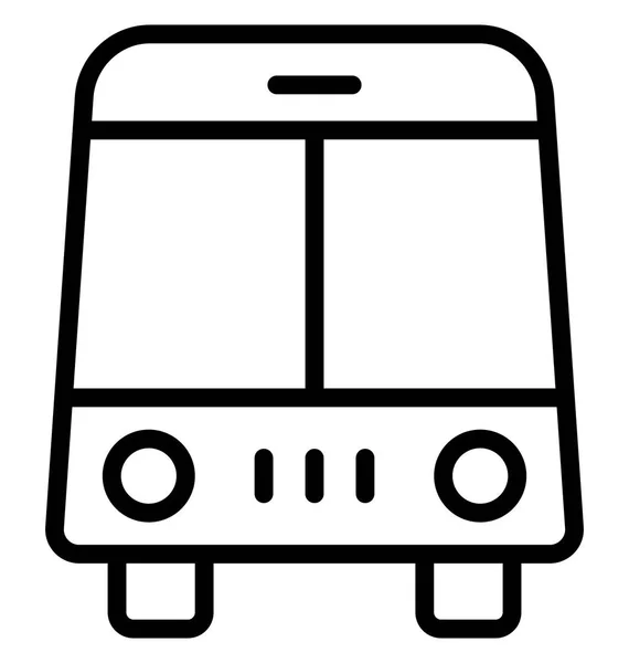 Autobus Vector Icon Die Moeiteloos Kan Worden Gewijzigd Bewerken Elke — Stockvector