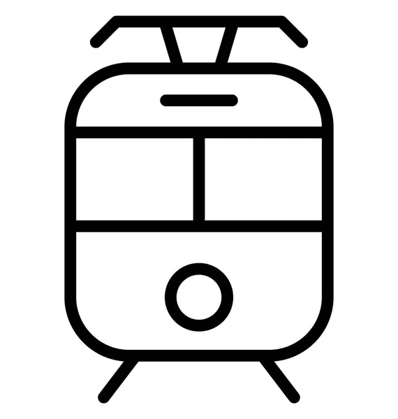 Locomotive Vector Icon Which Can Easily Modified Edit Any Color — Stock Vector