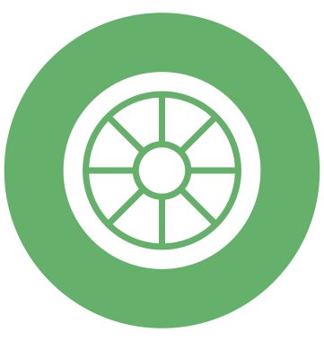 Kolayca değiştirilebilir veya herhangi bir renkte düzenleme aly RIM vektör simgesi