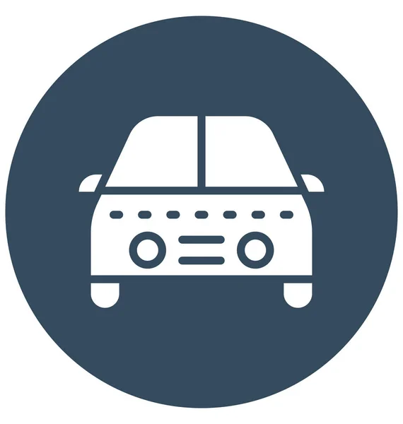 Cab Vector Icon Which Can Easily Modified Edit Any Color — Stock Vector